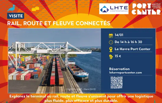 Rail, route et fleuve connectés