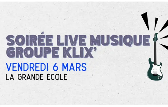 Soirée live musique - Klix