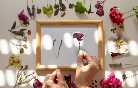 Cadre mural végétal