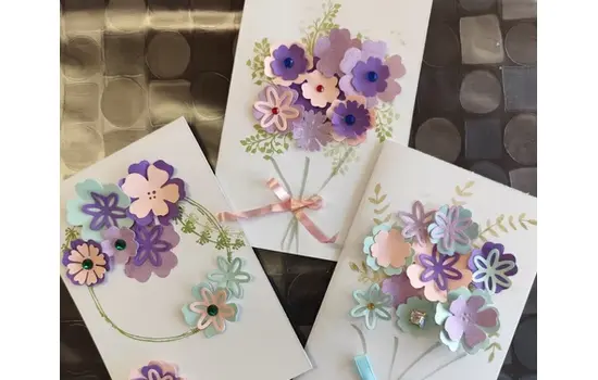 Carte fleurie
