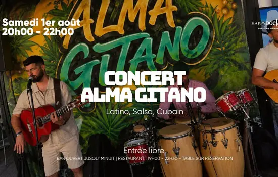 Concert : Alma Gitano - Latino Salsa Cubain