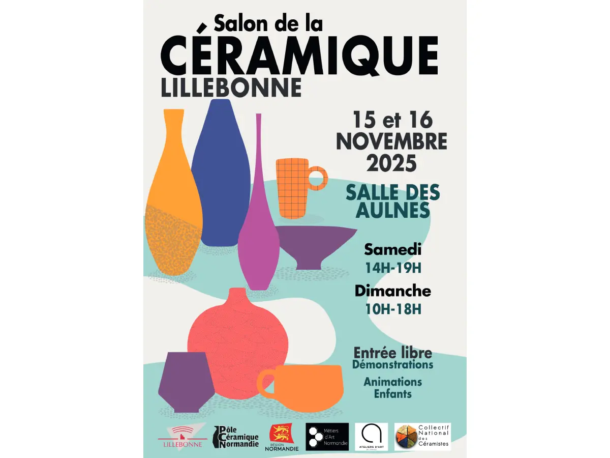 Salon Ceramique Lillebonne 2025 - Affiche (1)