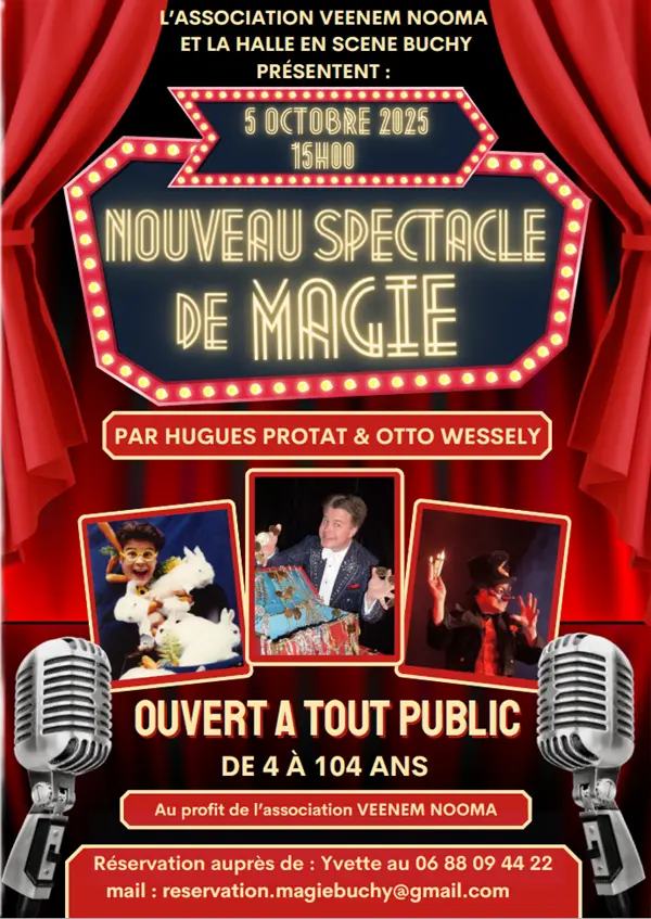Spectacle magie 5 octobre Buchy