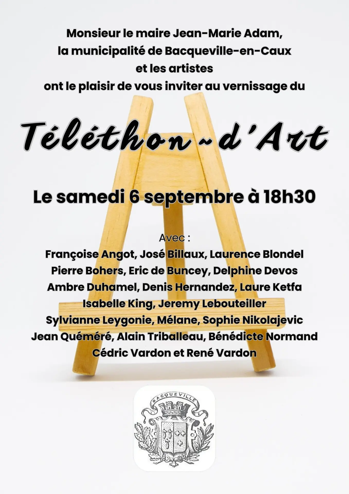 Téléthon d'Art Vernissage