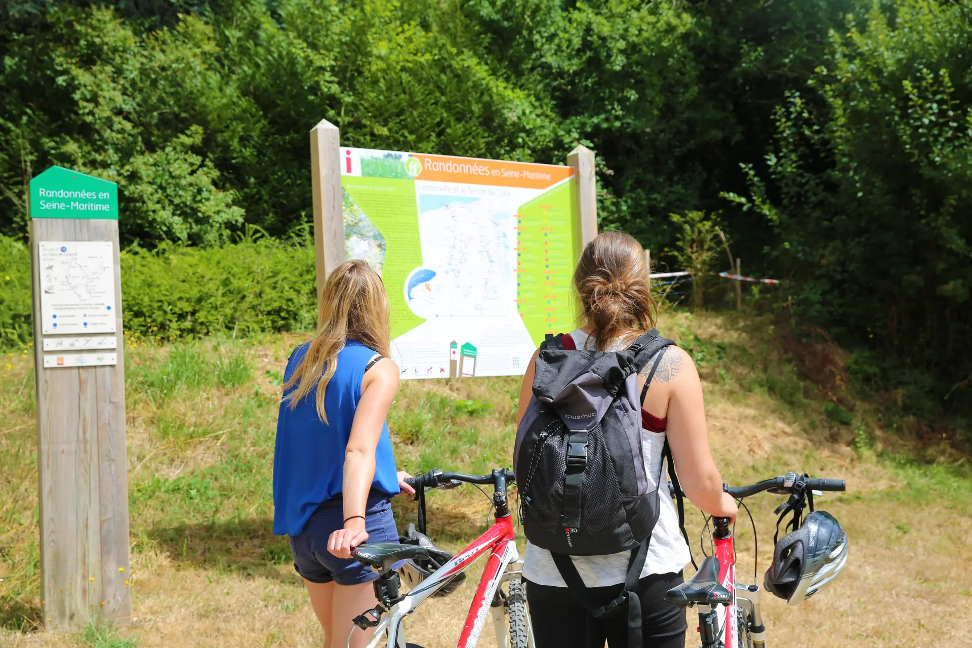 Départ VTT en Seine-Maritime