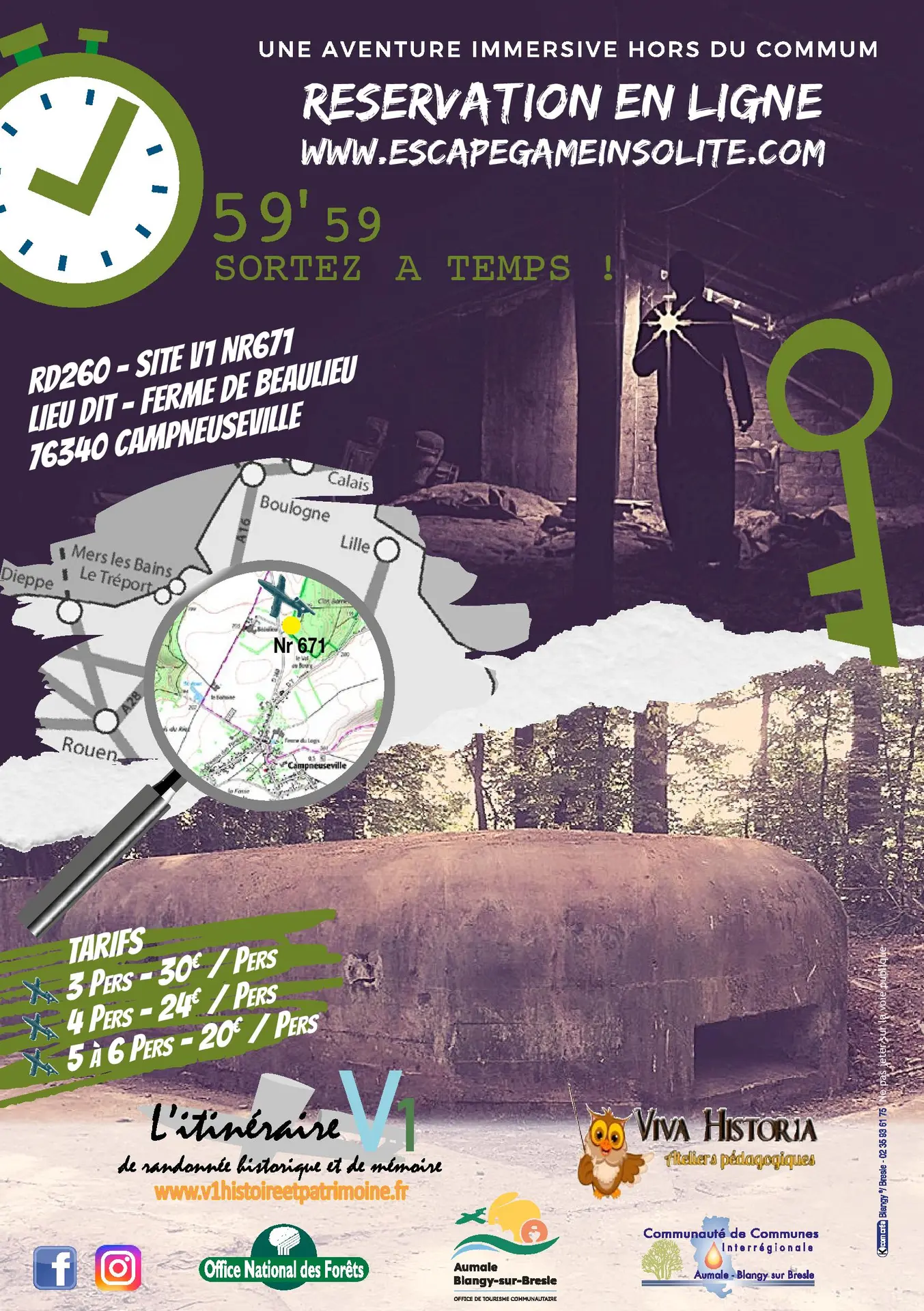 VERSO FLYER ESCAPE GAMES - 2022 - VERSI