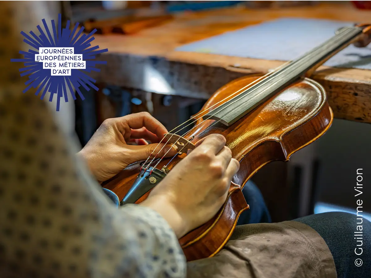Visite guidée d'un atelier de lutherie du quatuor à cordes