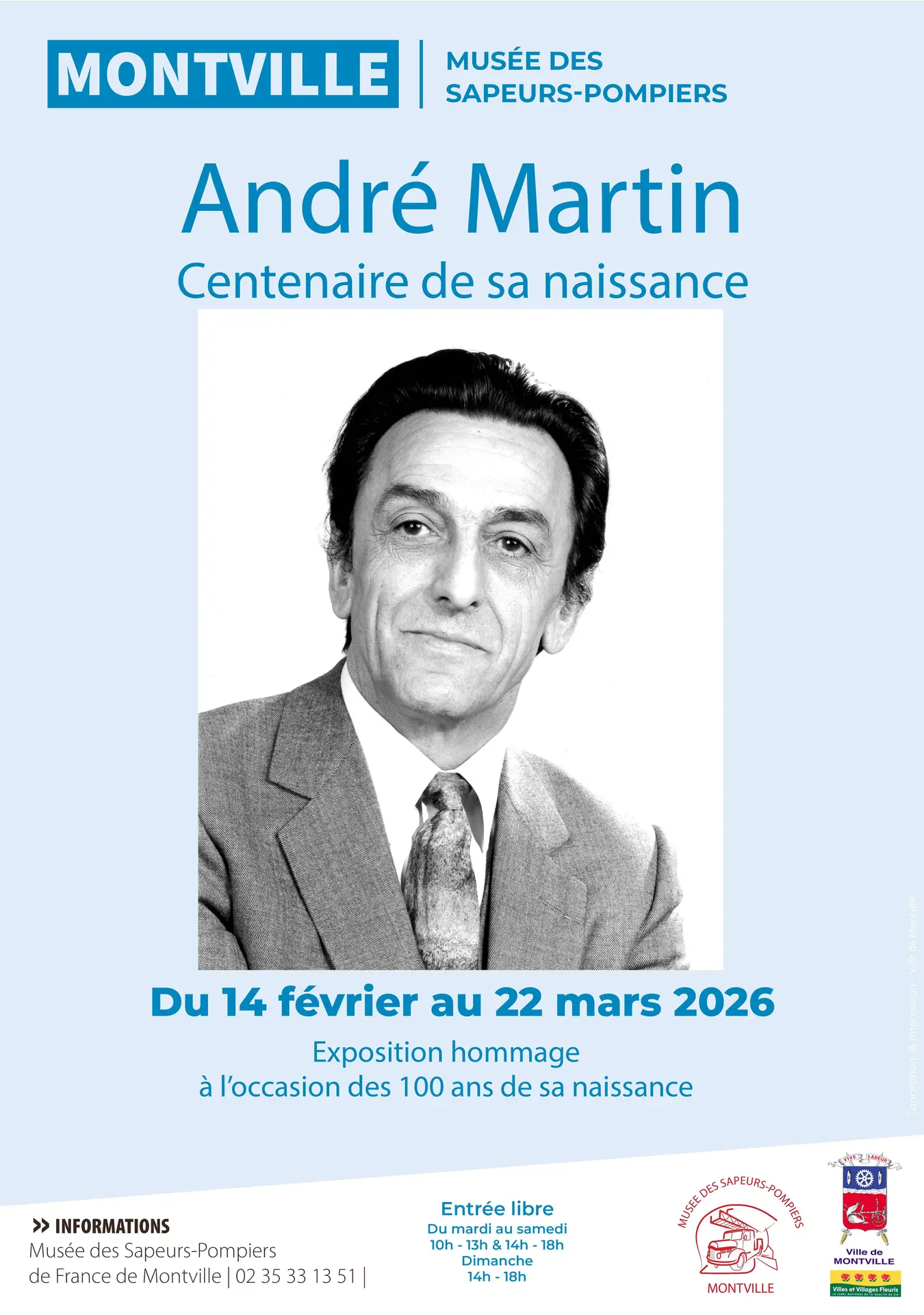affiche Hommage Andre Martin