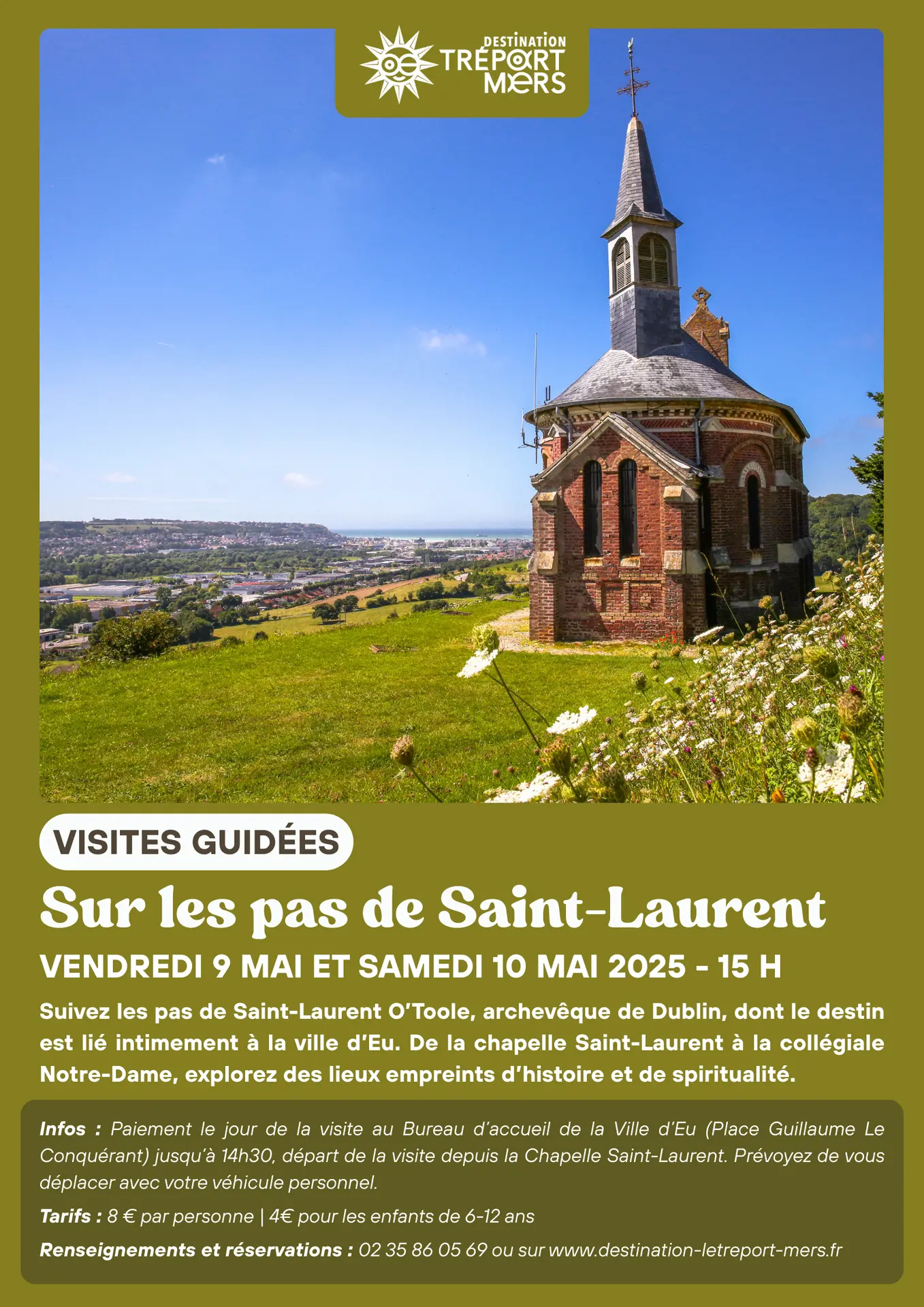affiche VG Sur les pas de St Laurent