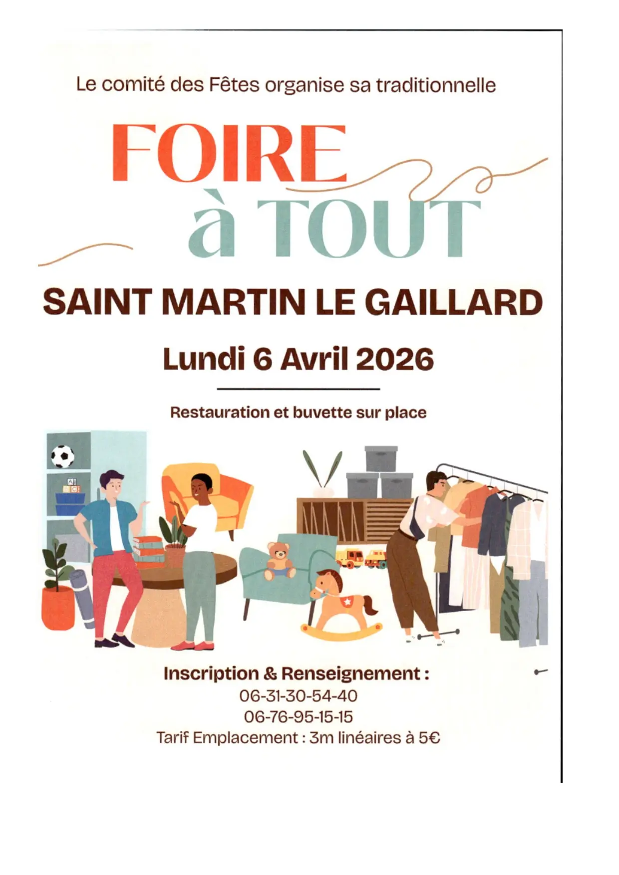 Affiche Foire à tout