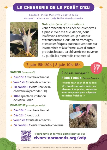 affiche vachement depaysant chevrerie 7 et 8 juin