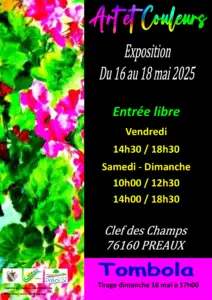 art et couleur préaux 16 au 18 mai