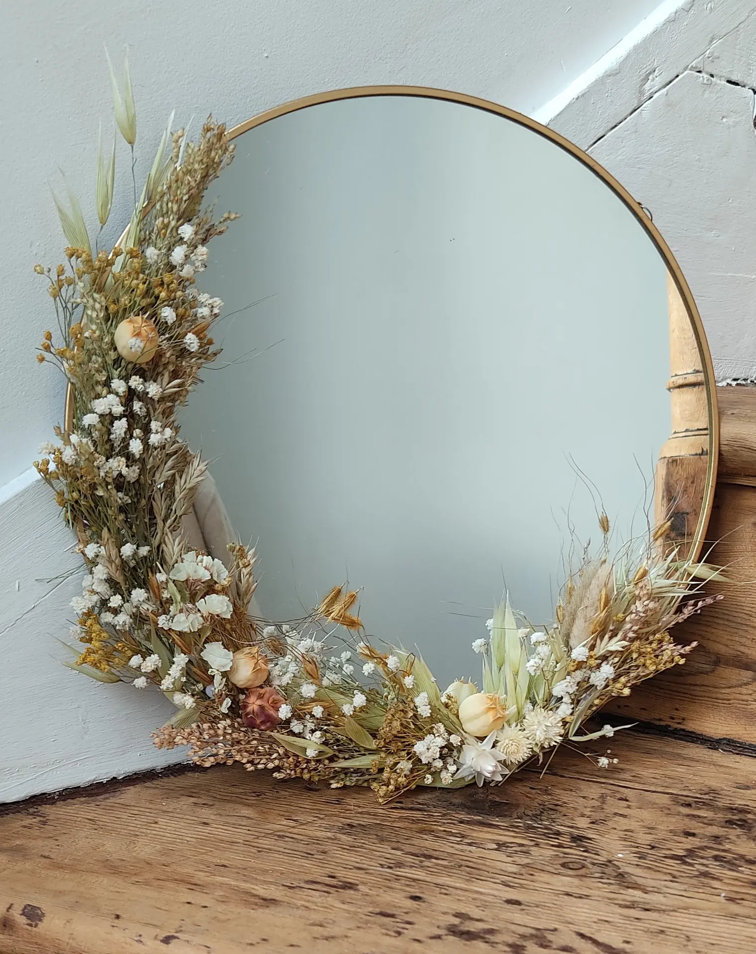 Miroir fleuri