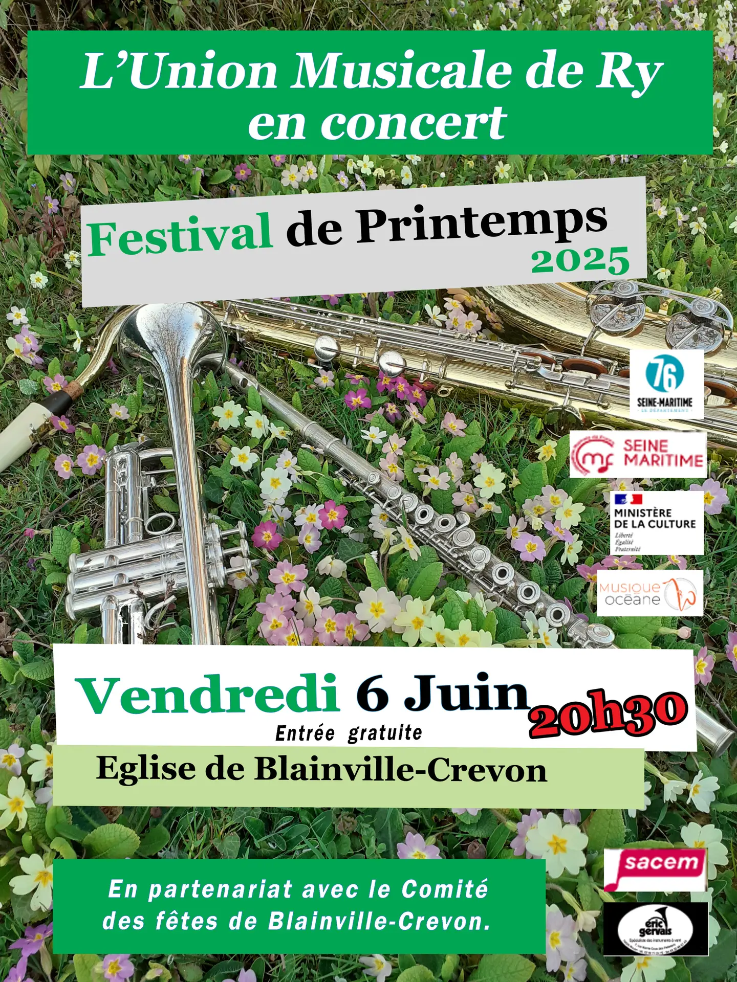 concert union musical de ry - Blainville Crevon
