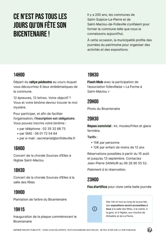 festivités du 20-09