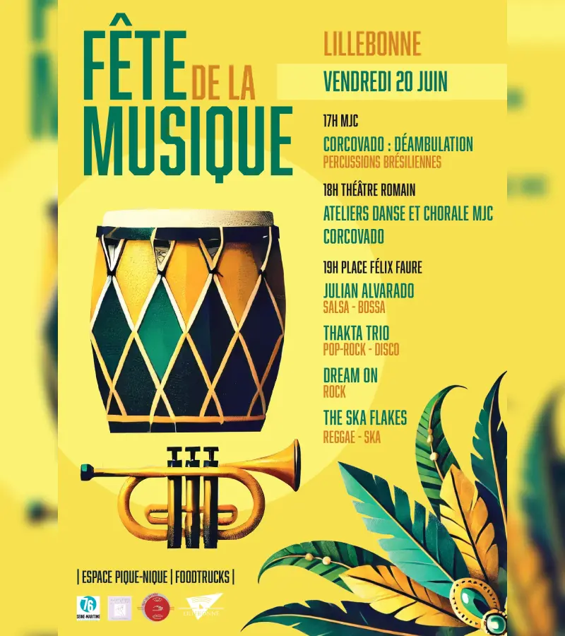 fête de la musique lillebonne juin 2025