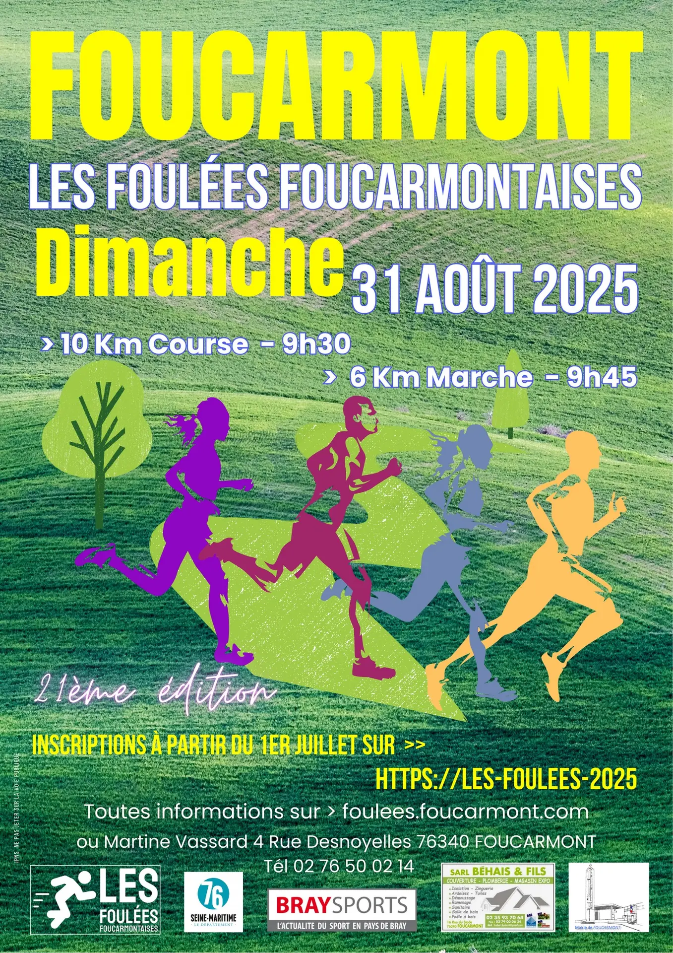foulées foucarmontaises - 31 août