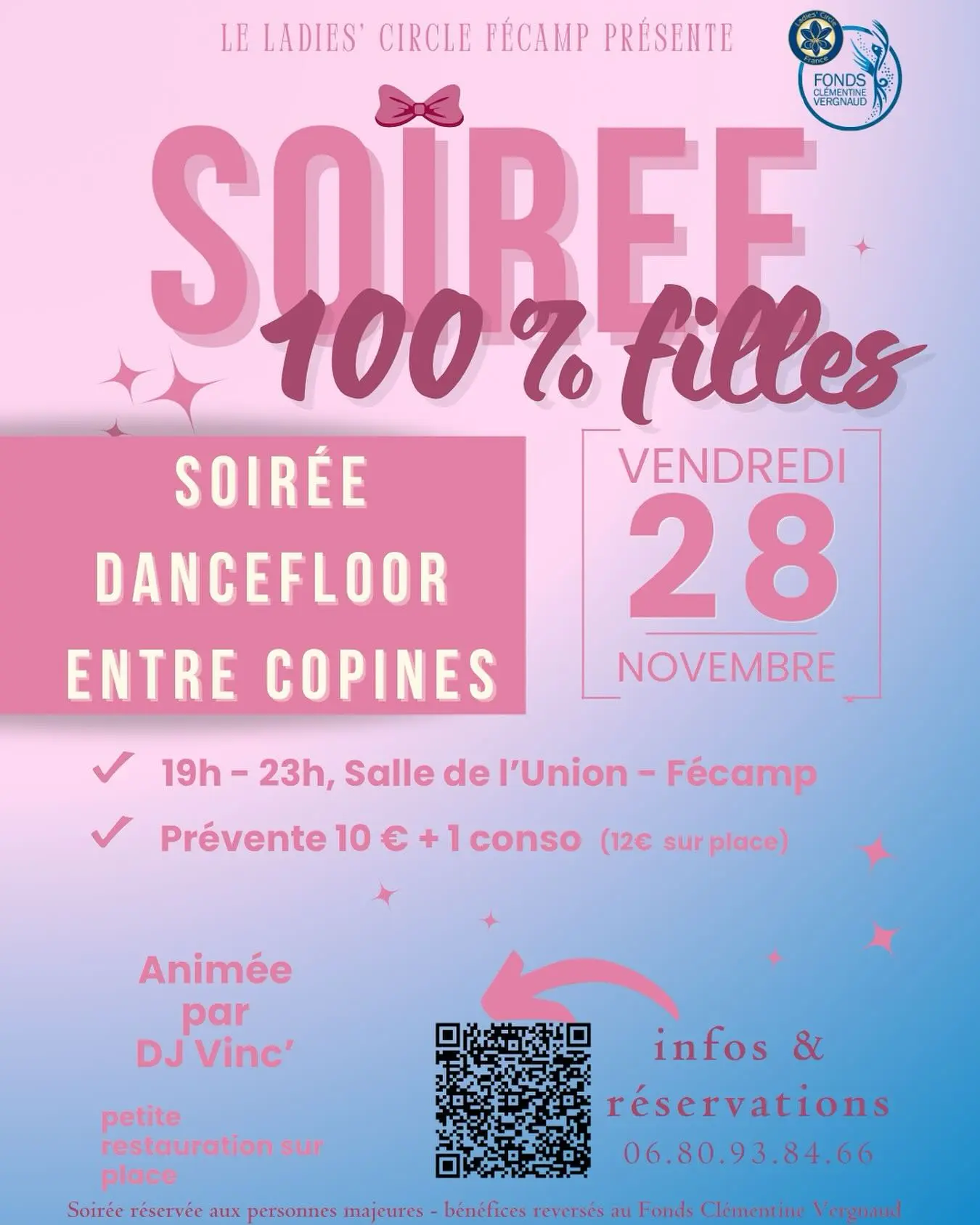 Soirée 100% filles