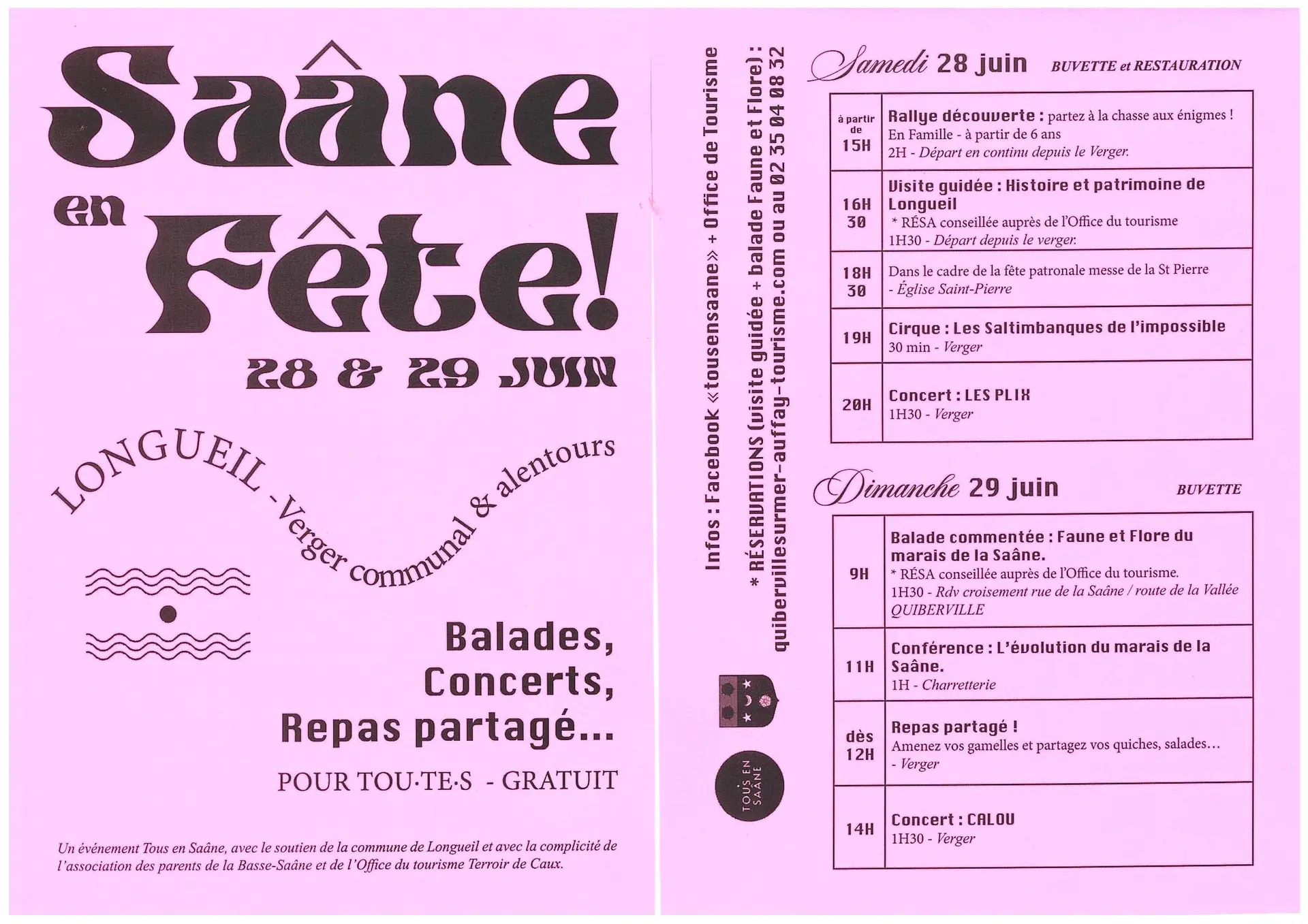 Saâne en Fête Affiche