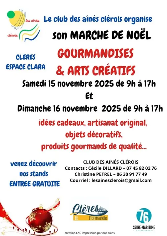 marche de noel club des aines clerois