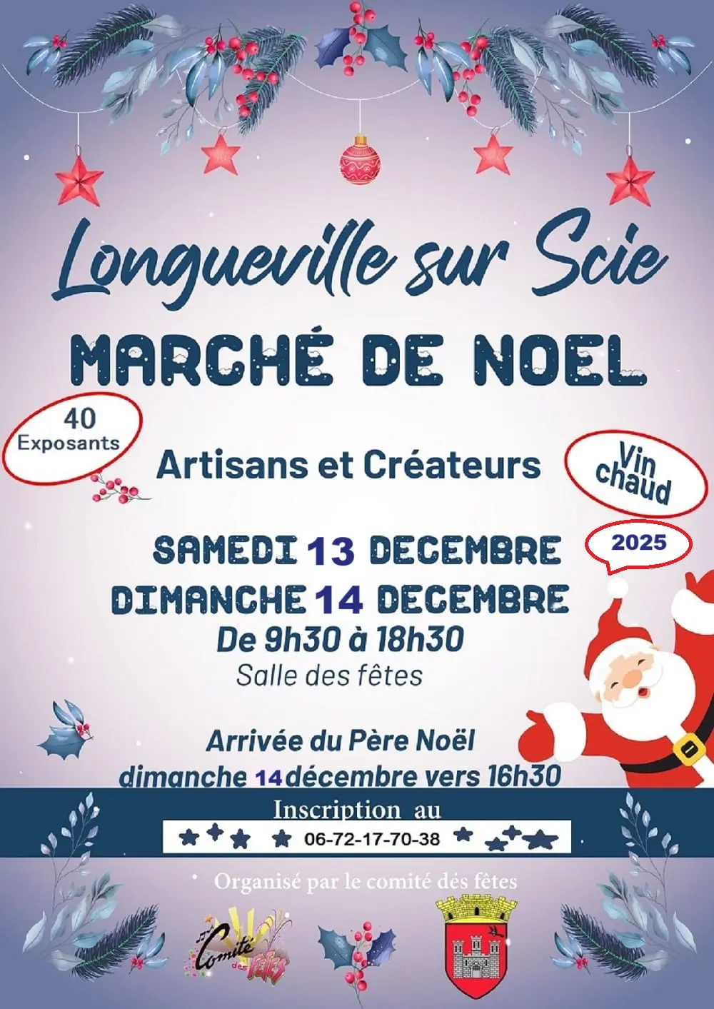 Affiche Marché de Noël