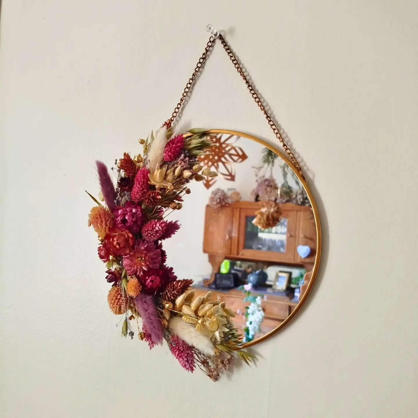 Miroir fleuri
