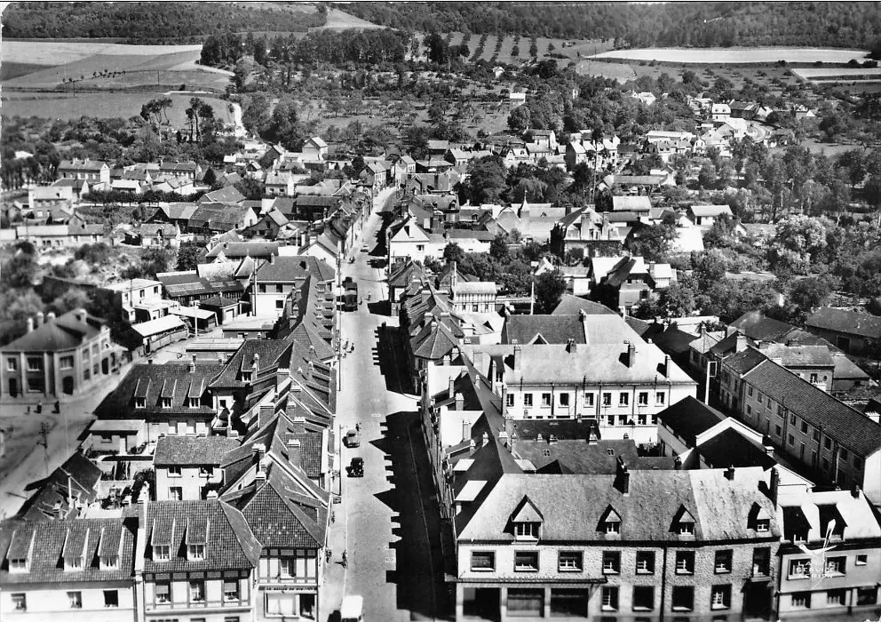 Vue aérienne de Blangy