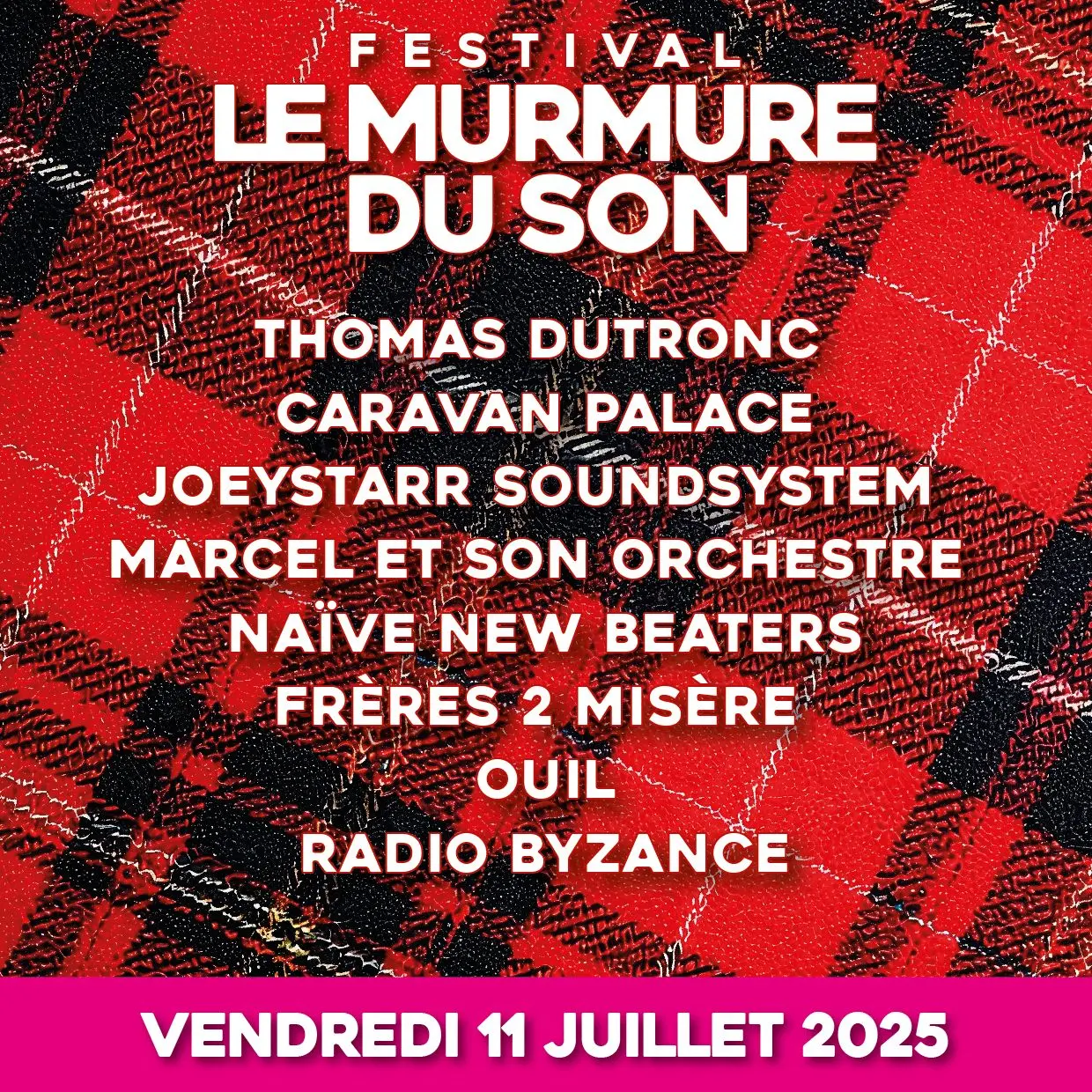 programme murmure du son - vendredi 11 juillet