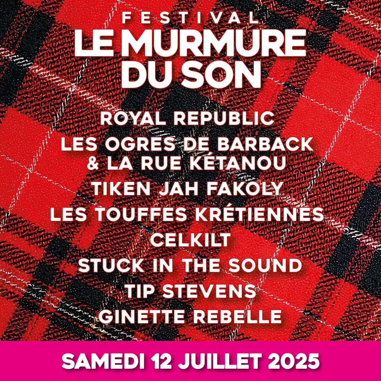 programme murmure du son - samedi 12 juillet