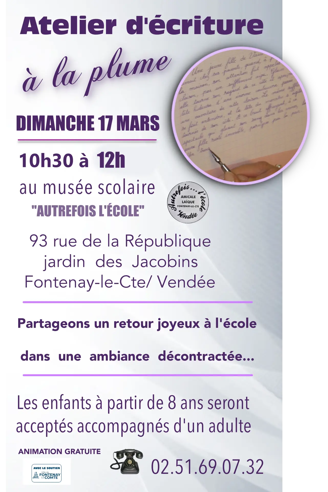 17 mars atelier d'ecriture