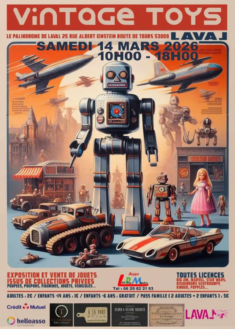 vintage toys affiche