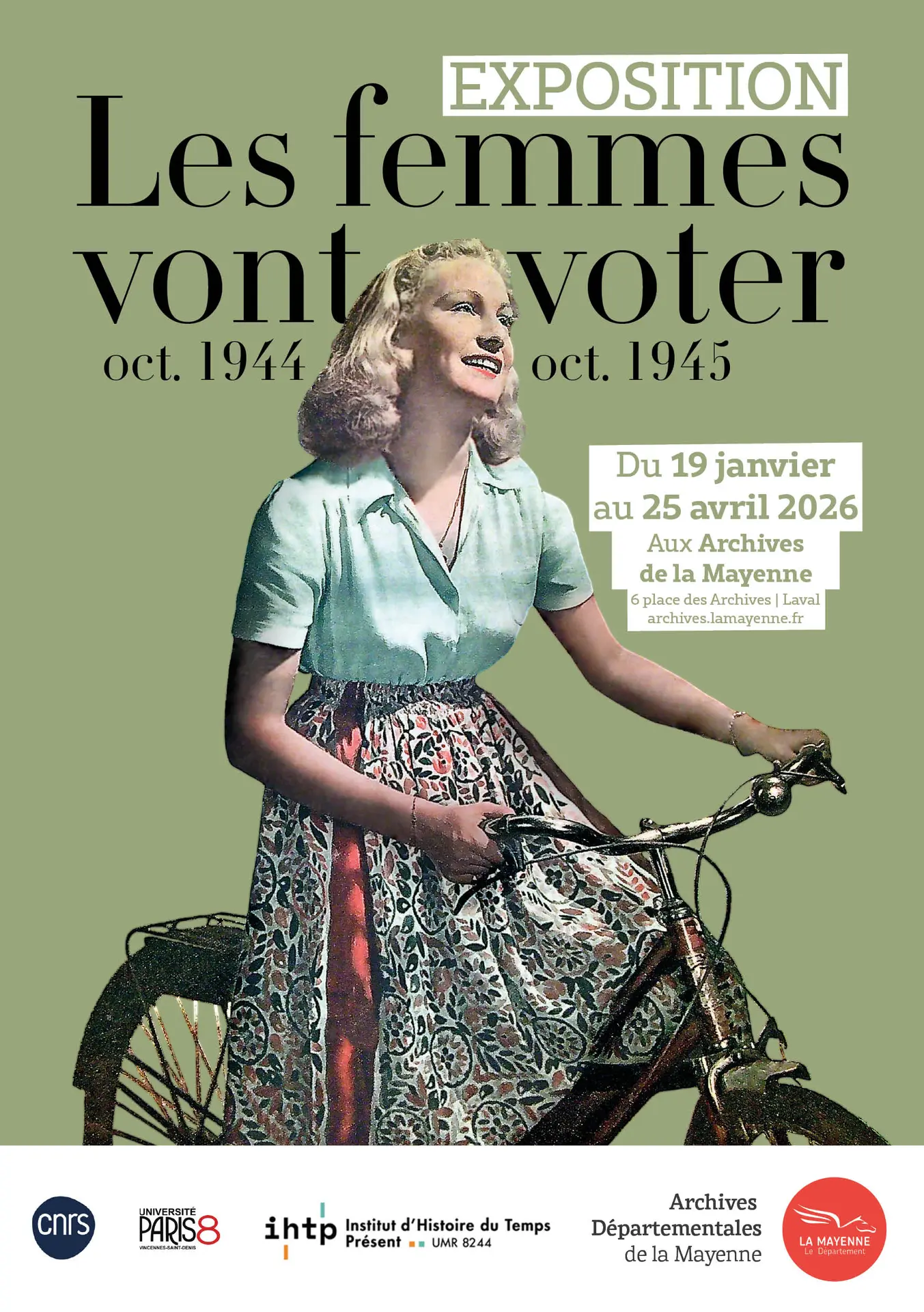 Affiche Les femmes vont voter