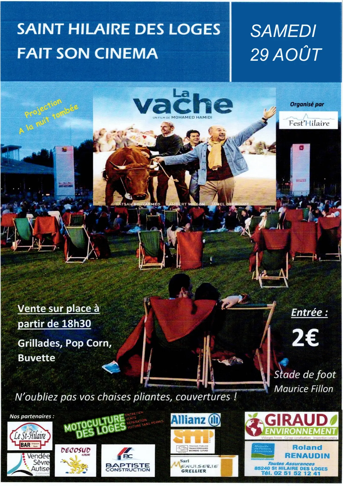 Saint Hilaire fait son cinéma