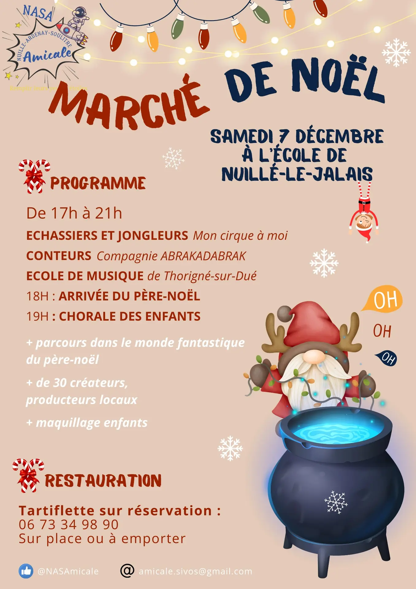 Affiche - Marché de Noël 2024