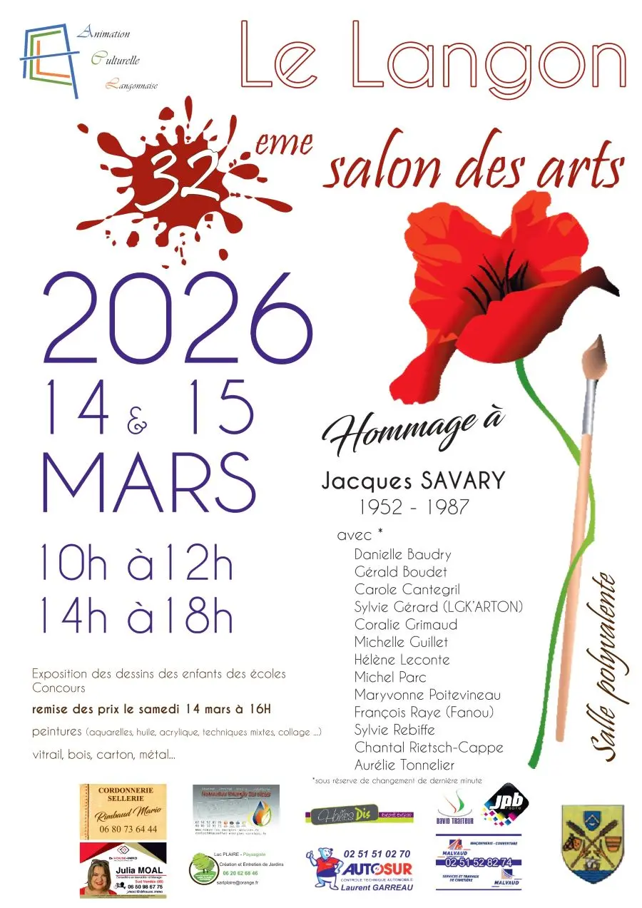 Affiche  Salon des Arts_2026_