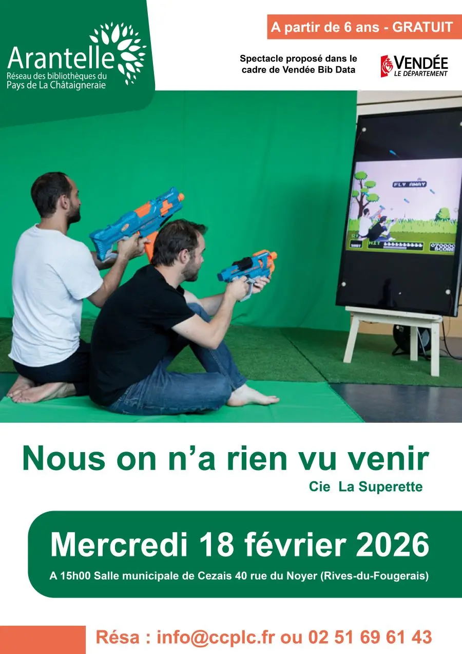 Affiche spectacle - Cezais - 85