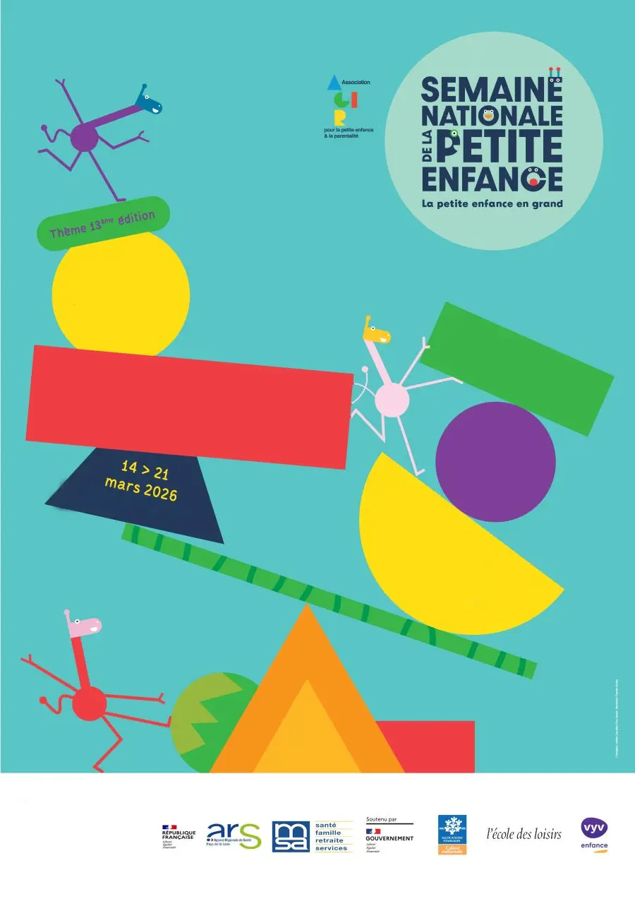 Affiche semaine nationale de la petite enfance