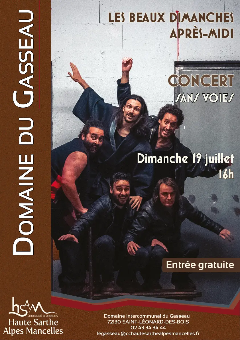 Concert Sans Voies - Domaine du Gasseau - été 2026
