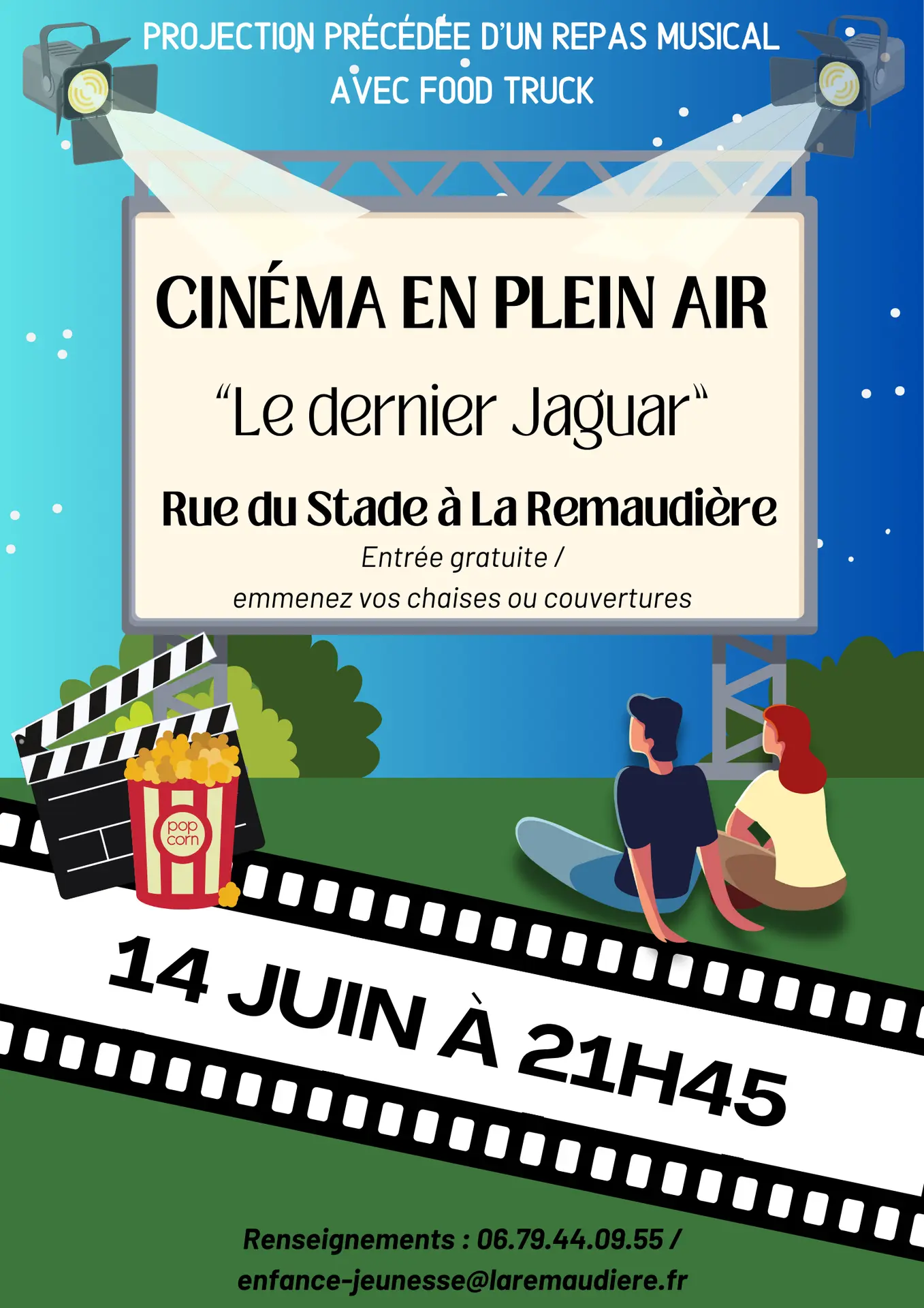 Affiche cinéma plein air