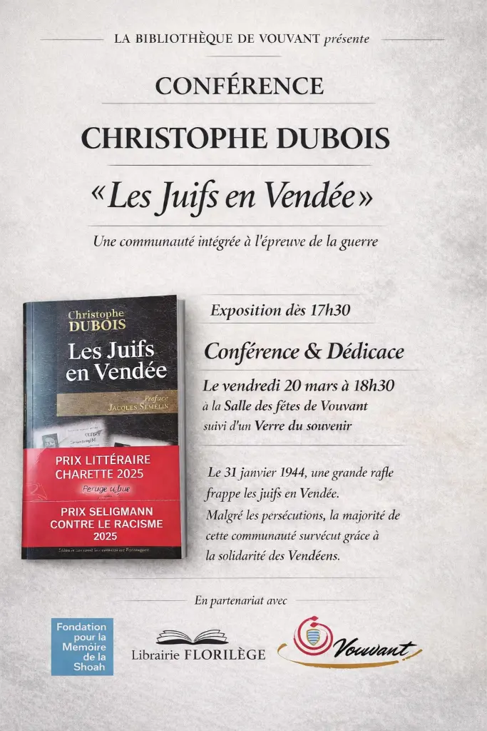 Affiche conférence Christophe Dubois