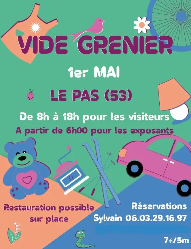 Affiche vide grenier