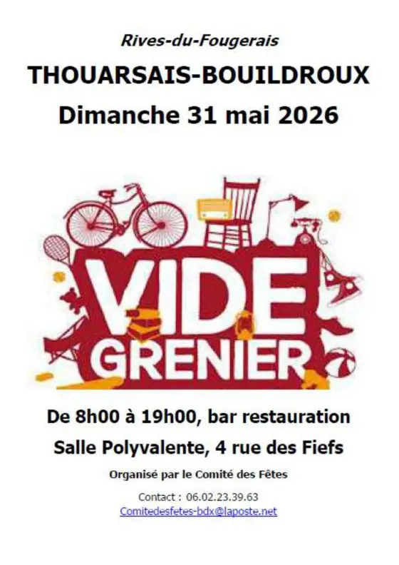 Affiche vide-greniers Thouarsais-Bouildroux