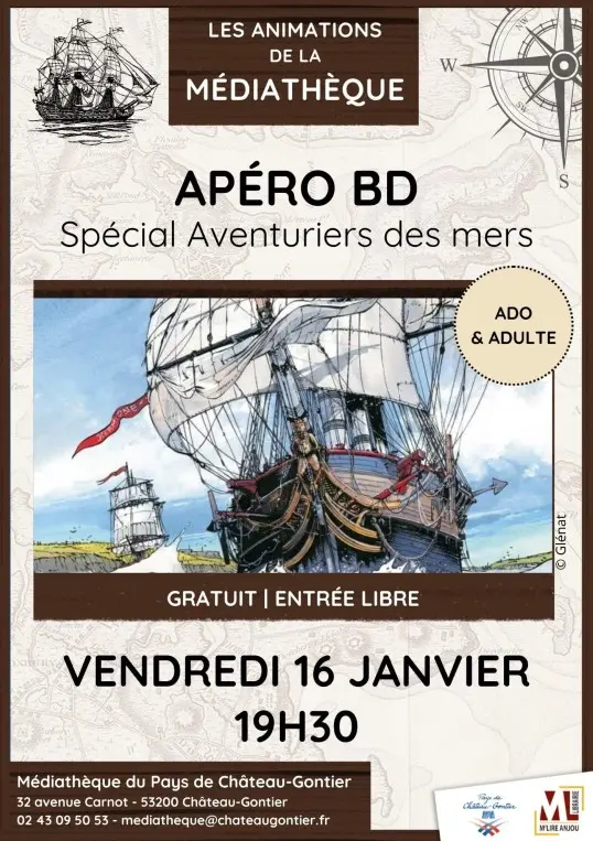 Apéro BD aventuriers des mers