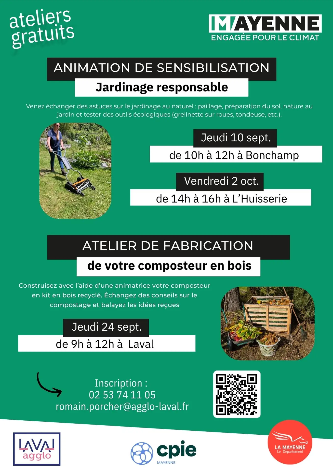 Ateliers jardinage responsable