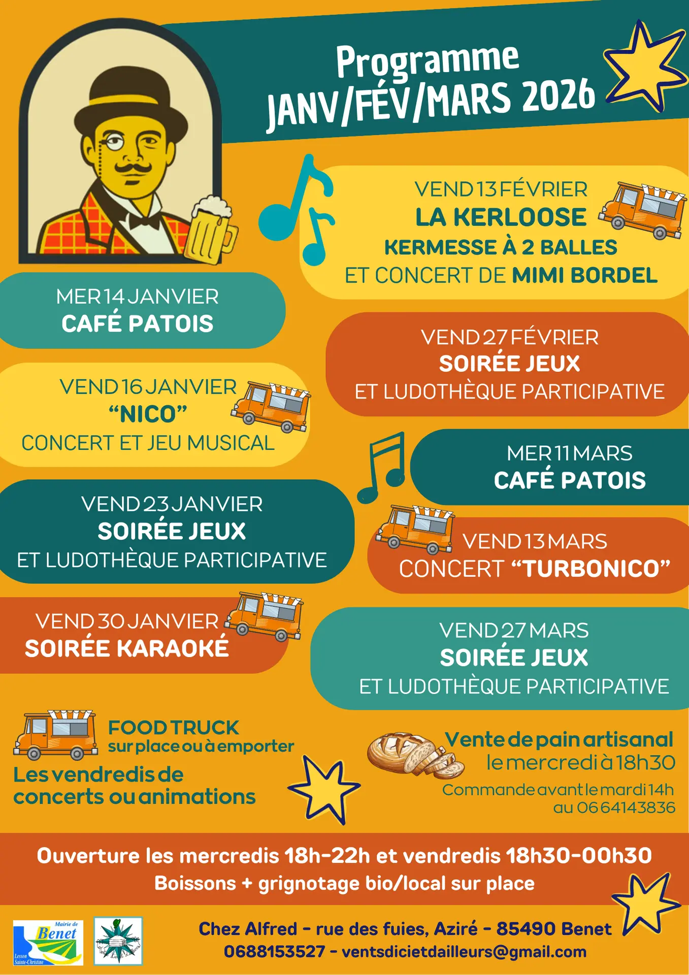 Chez Alfred - hiver 2026