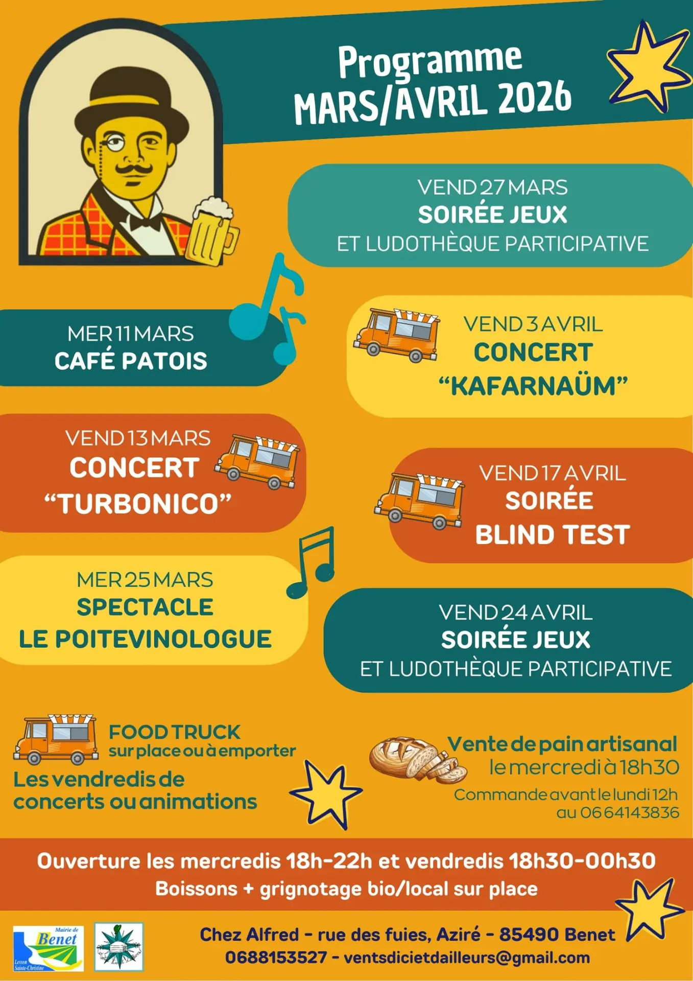 Chez Alfred - printemps 2026