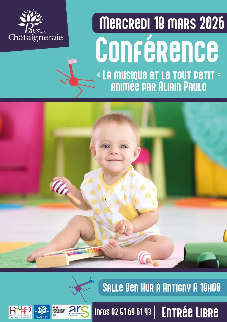 Conférence la musique et le tout petit - Antigny - 85