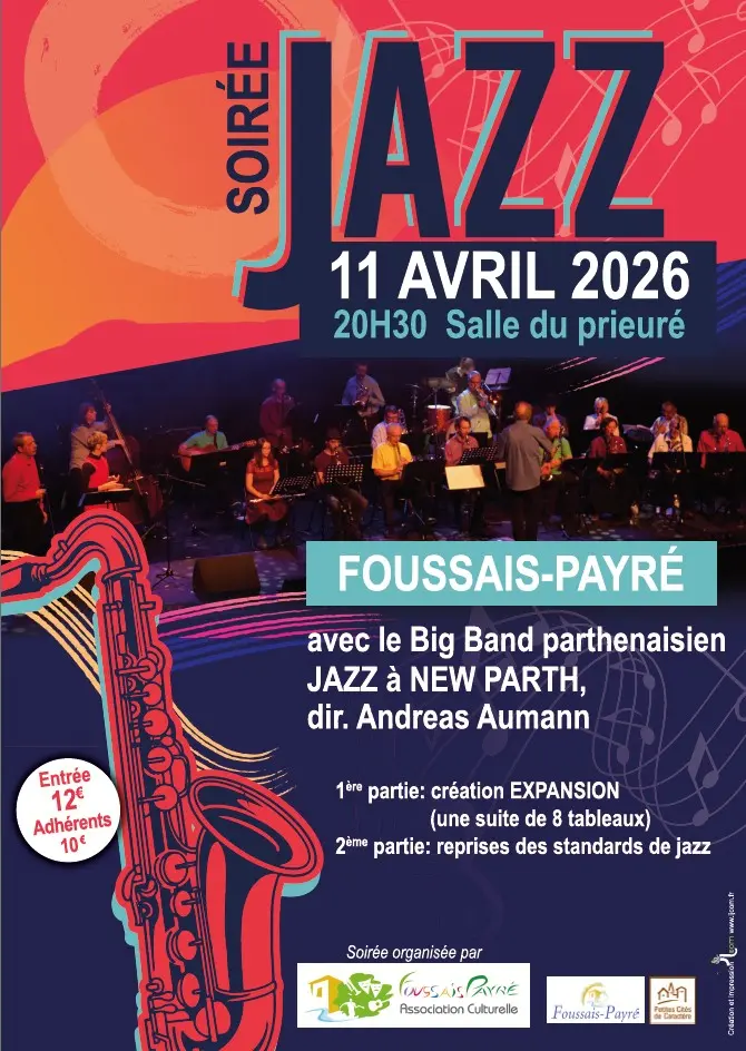 FOUSSAIS-PAYRE Concert jazz 11 Avril 2026