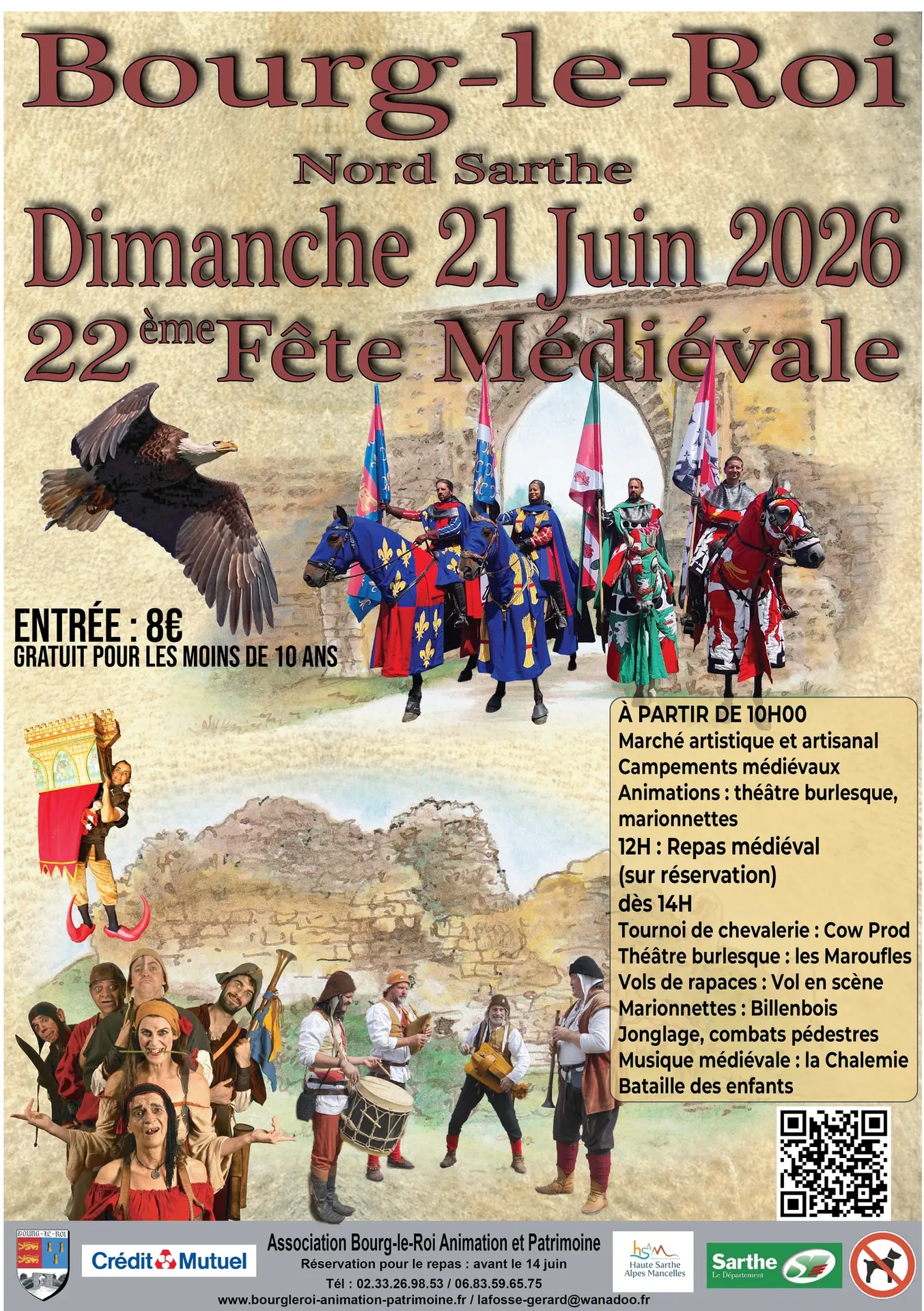Fête médiévale Bourg-le-Roi 21 06