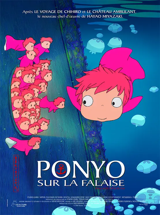 Film Ponyo sur la falaise